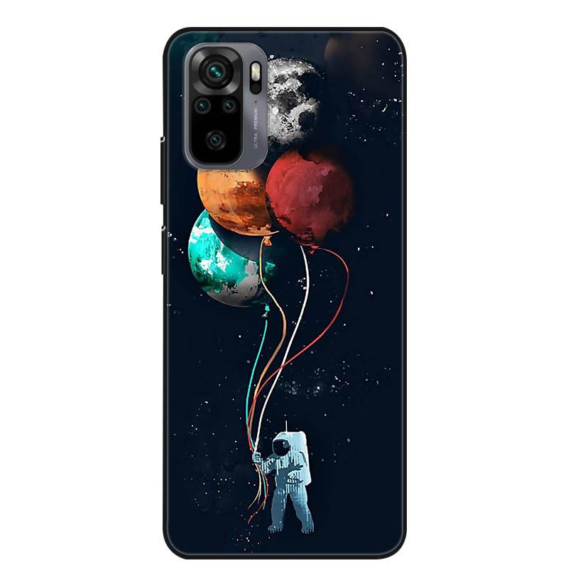 For Xiaomi Redmi Note 10s Case Shockproof Silicone Cartoon Soft Cover for Redmi Note 10 Pro Phone Cases Note10 4G 10T 5G 10 S
