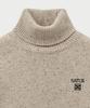 Seteo (W) Classic Turtleneck Mix Knit Oatmeal
