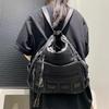 Ladies Spice Girl Shoulder Bag Large Capacity Washed Versatile Crossbody Backpack