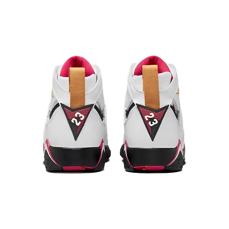 Air Jordan 7 Retro GS Cardinal 2022 Kids Sneakers White Black Cardinal-Red DQ6040-106