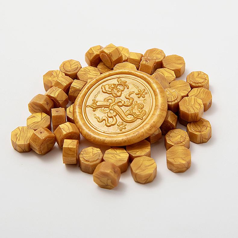 Восьмиугольные гранулы сургуча - 100 штук (35g)