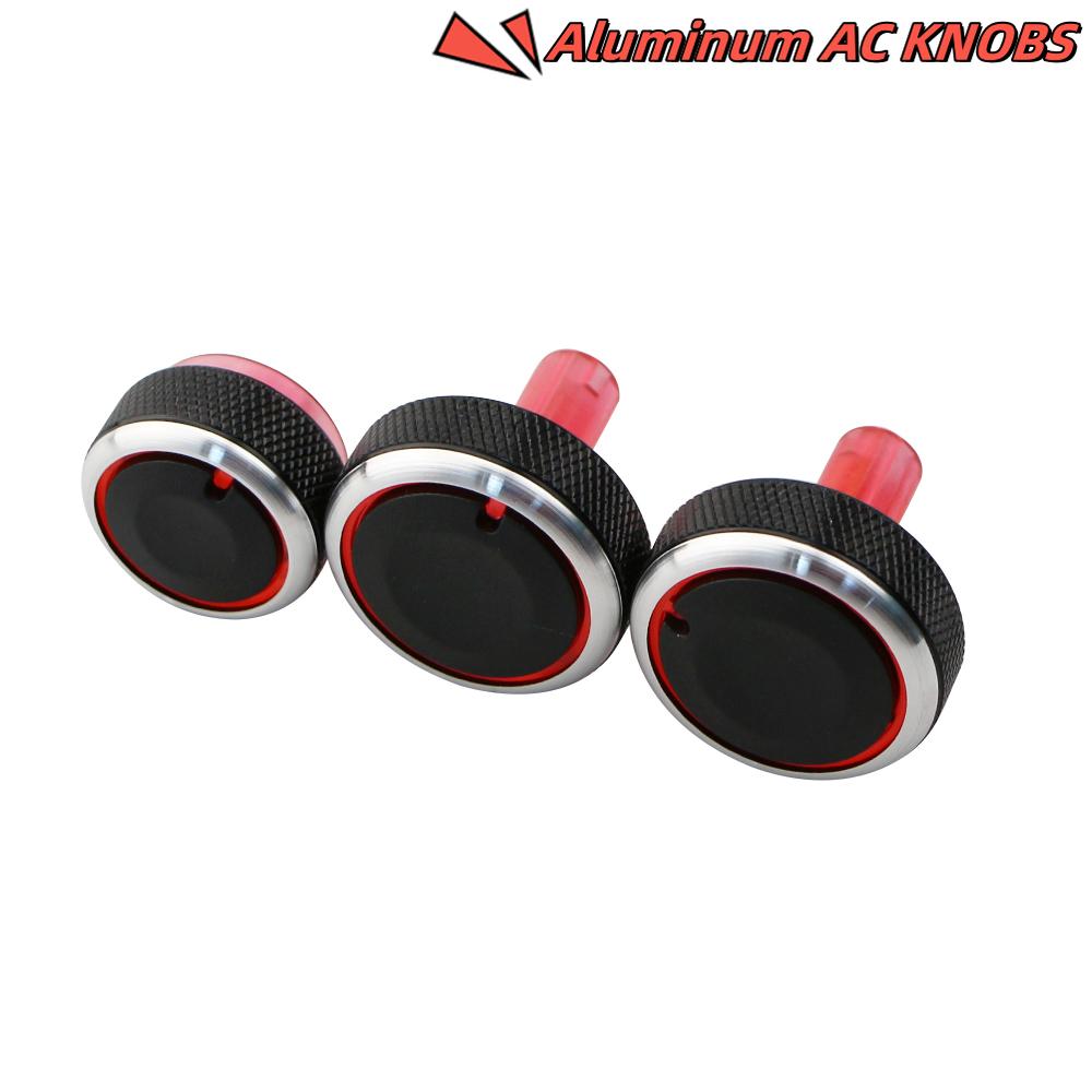 For Nissan New Sunny March Car A/C Knobs 3Pcs/Set Heater Control Switch Air Conditioning Knob Modification