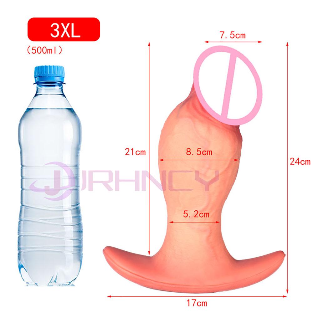 3-9.5cm Huge Anal Plug Dildos Wear Butt Plug Men Anal Sex Toys Prostate Massage Realistic Anal Dildos For Women Masturbation
