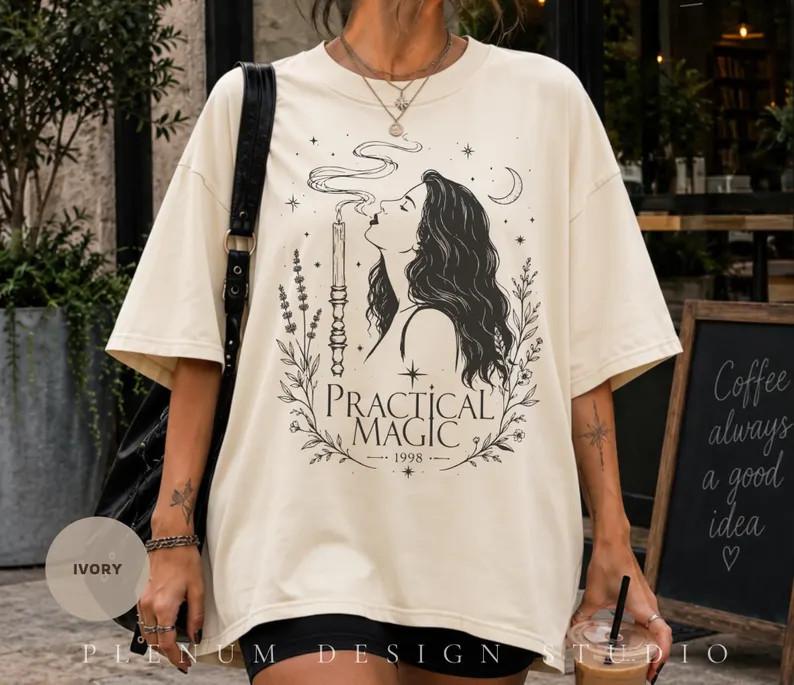 Vintage Retro Practical Magic Movie Witchy Comfort Tee
