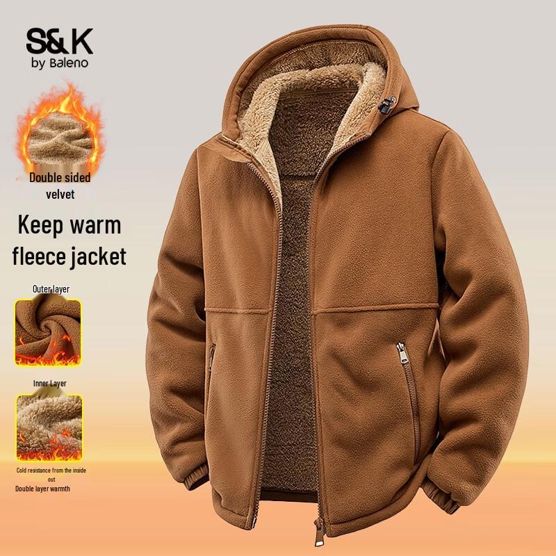 Baleno Men s S&K Series Hooded Fleece-Lined Jacket 3XL