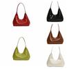 Anti-Splash Water Underarm Bag Solid Color PU Leather Shoulder Bag Soft Women Hobo Bag  Girls