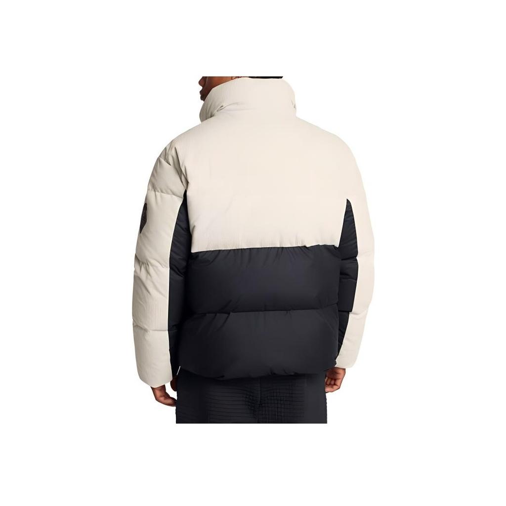 Under Armour UA Limitless Training Series Stand Collar Warm Comfortable Puffer Jacket Men Jacket Summit-White 1384653-111