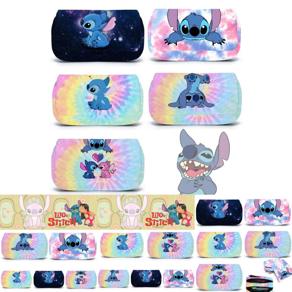 Stitch Character Pencil Case For Students Breathable And Popular 20-35l Capacity