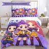 3pcs KPop Demon Hunters Bedding Set Duvet Cover Closure Includes 1 Duvet Cover & 2 Pillowcases, Soft and Comfortable for All Seasons.