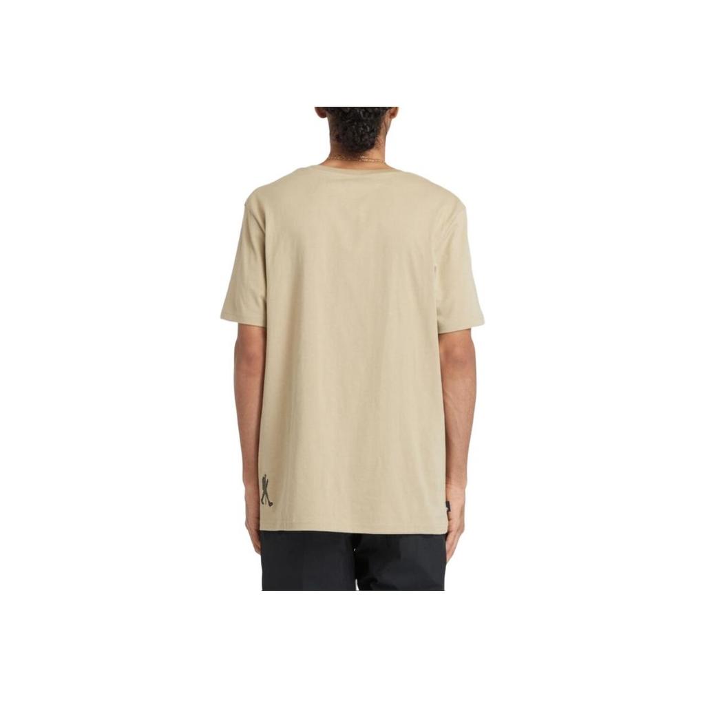 Timberland Outdoor Casual Breathable Short Sleeve T-Shirt Men Tops Licorice-Yellow A42YU-DH4