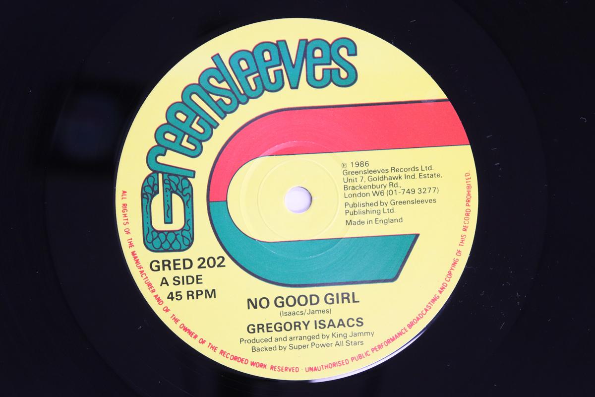 

12inch Record GREGORY ISAACS JUNIOR DELGADO No Good Girl Rockers Non Stop GRED202 Greensleeves Re 1986 UK Reggae Ska Dub Used