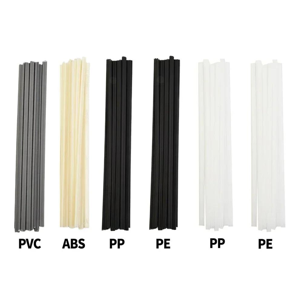 10er Set Kunststoff-Schweißstäbe 20 cm PP/PE/PVC/ABS Polypropylen Schweißstäbe Autostoßstangen Reparaturwerkzeuge Für Kunststoffschweißer