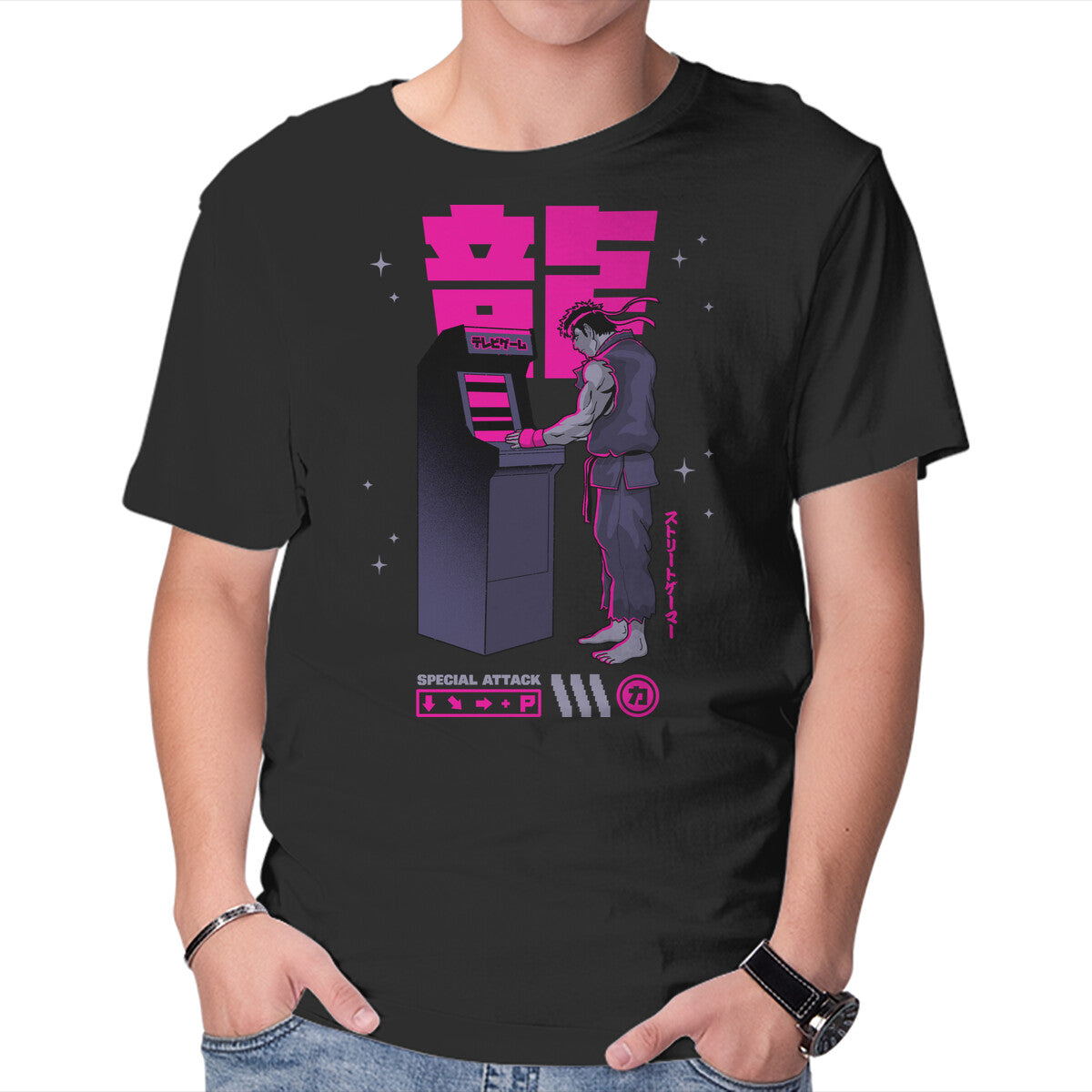 Unisex Crew Neck T-Shirt Street Gamer Graphic Short Sleeve Casual Tee M