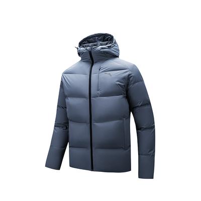 Unifarben Kapuzen-Reißverschluss Vielseitig Lässig Daunenjacke Herren Oberbekleidung 952547901-6