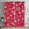 Christmas Curtains for Living Room Curtain for Room 2 Panel Shades Home Interior Curtains Halloween Decoration Partition Kitchen