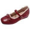 Silver Ballet Style Square Head Inner Height Increase Shallow Mouth Flat-soled Single Shoes Women's Summer 2025 New Soft-soled French Mary Jane Shoes