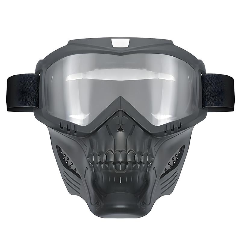 Skull Mask Tactical Full Face Protective Mask Field Outdoor Motorcycle Riding Windproof Goggles Tactical Goggles