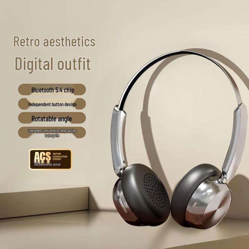 M20 Retro Over-Ear Wireless Bluetooth Headphones: Stylish Small-Fit Noise Cancelling with Superior Battery Life