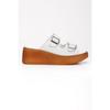 Women's Genuine Leather Wedge Heeled Casual Summer Slippers Clogs