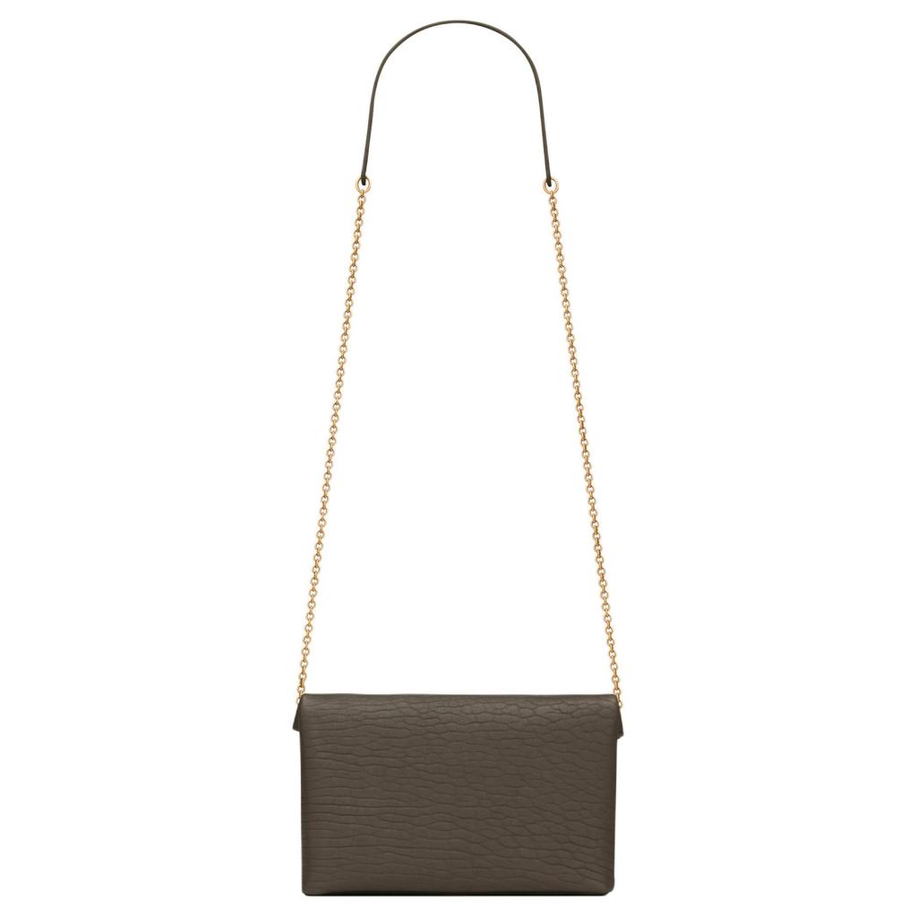 Saint Laurent Cassandre Le Removable Chain Lambskin Shoulder Bag Women shoulder bag Light-Musk 847638-AACYT-3212