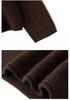 Lekasha Pure Cashmere Hand-Beaded Half-High Collar Cardigan Coat for Women