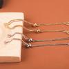 Adjustable Color-Preserving DIY Bracelet Chain: Semi-Finished Push-Pull Accessory
