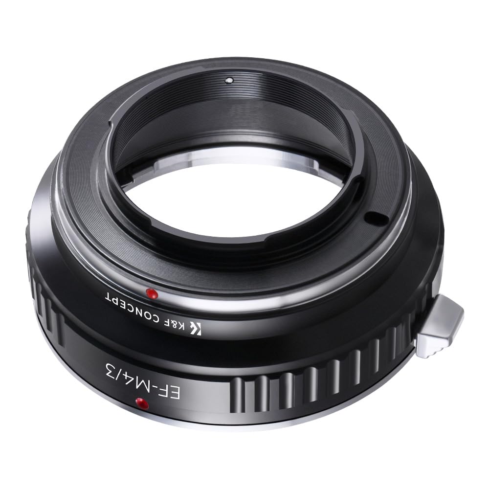 Concept Lens Mount Adapter for Canon EF Mount Lenses to Micro Four Thirds Mount Micro Mount Adapter Ring K&F EOS-M4/3 Cameras, 4/3