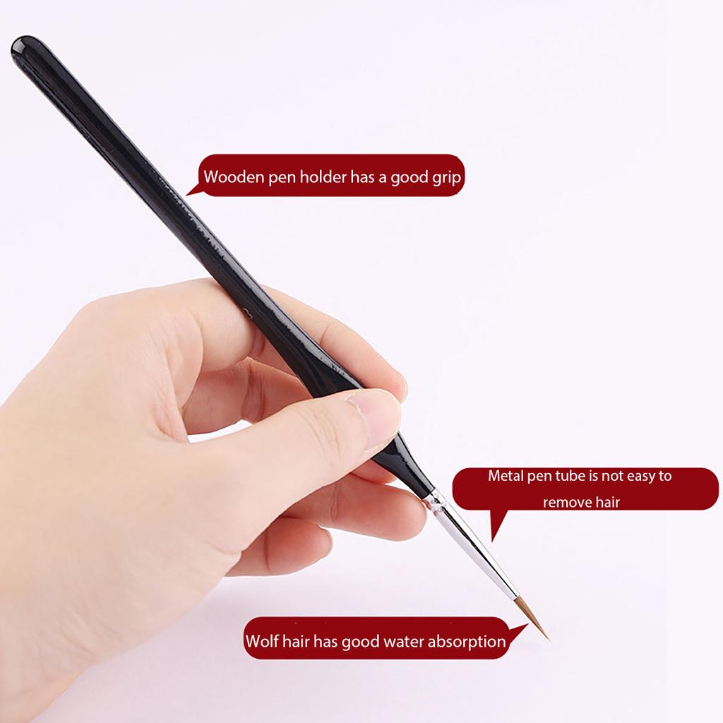 11 Parça İnce Detay Boya Fırçası Seti - Sağlam ve Hassas Minyatür Fırçalar - Warhammer 40k, Model ve Sanat Boyama için İdeal