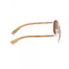Earth Wood Sayulita Polarized Sunglasses Zebra Brown