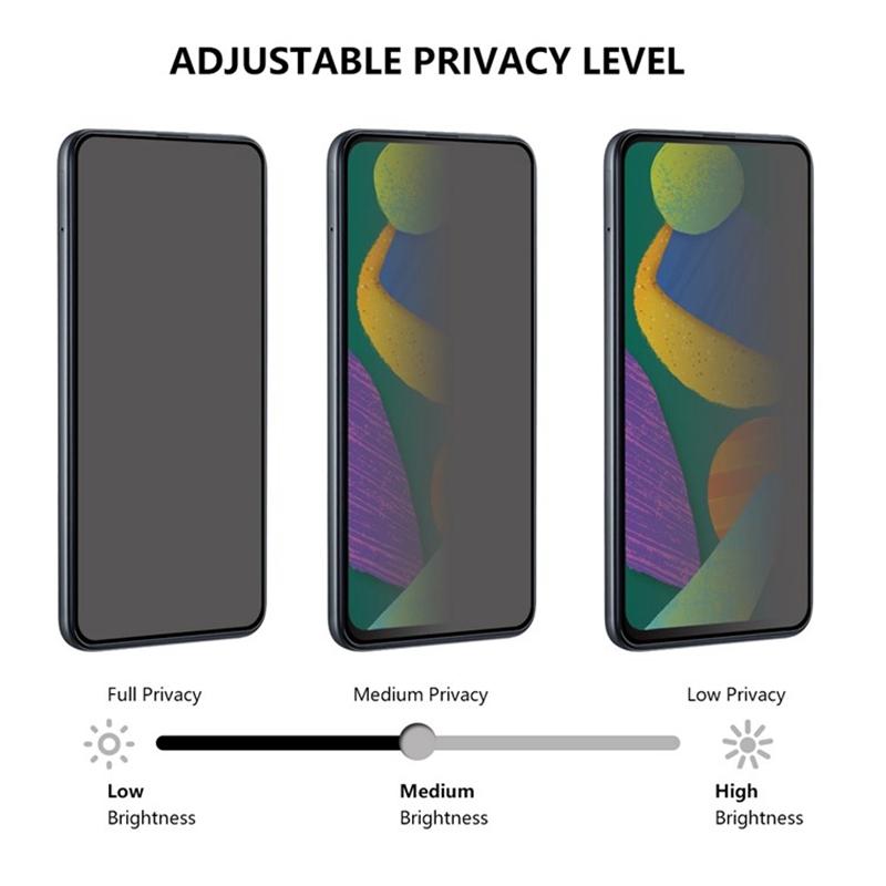 For Xiaomi Redmi Note 12R 5G Privacy Screen Protector Tempered Glass Anti Peep Film Full Coverage