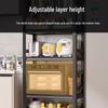 Modern Carbon Steel Kitchen Storage Rack
