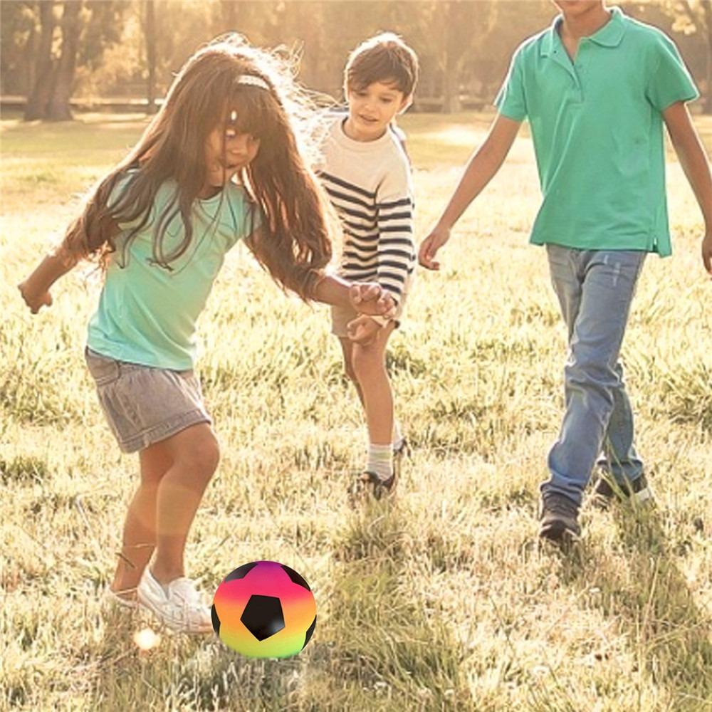 Party Supply Volleyball Rainbow Football Beach Rainbow Balls PVC Playthings Inflatable Football Toy