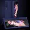 Full Cover Case for Samsung for Galaxy Z Fold3 5G, with Glass, Blue