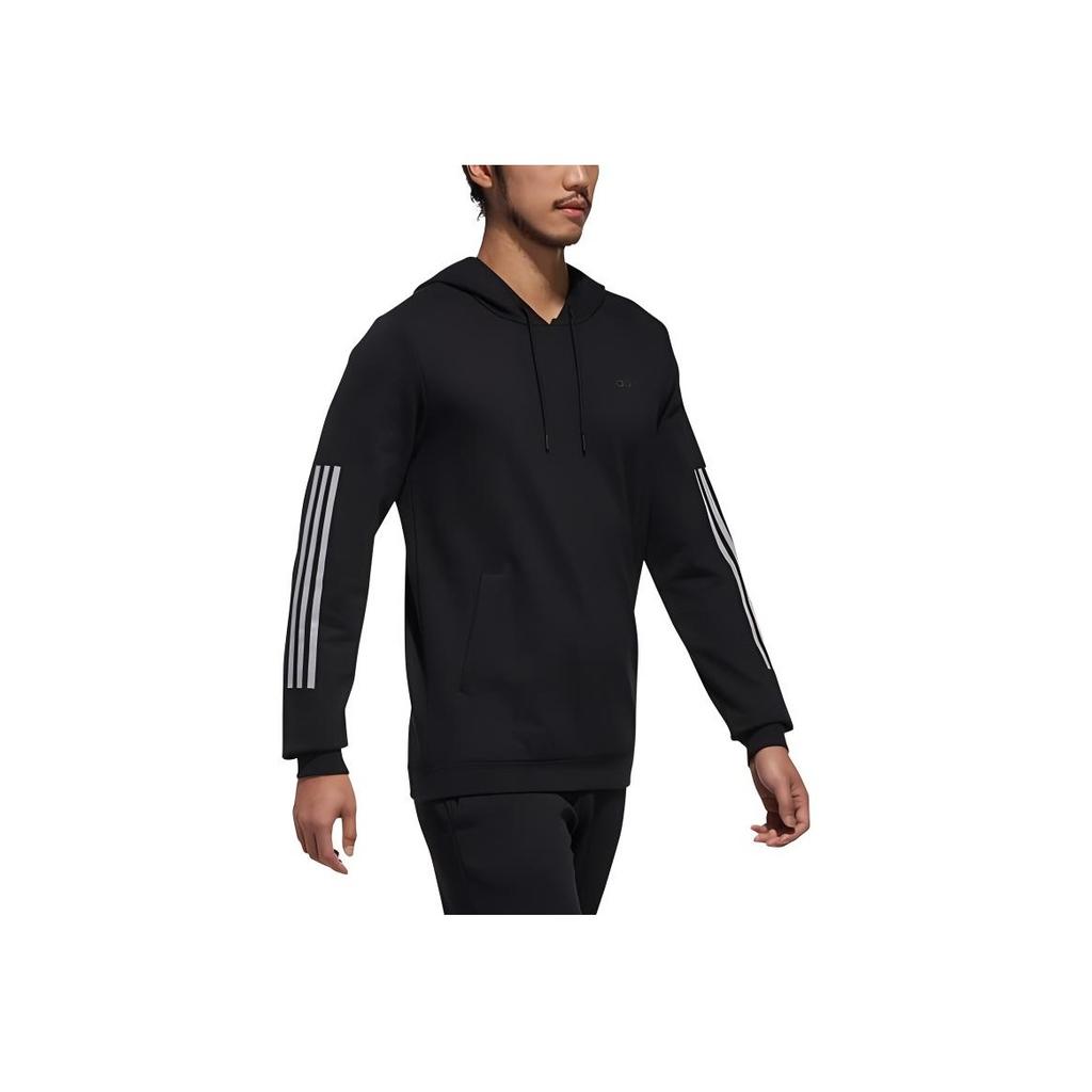 Adidas Neo Essential 3-Stripes Hoodie Men Hoodie Black DM4256