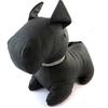 Les Trésors De Lily [N4269] - 'Scottish' Black and White Doorstop Plush Toy (rhinestones) - 30x26x10 Cm