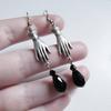 Jun'an Gothic Victorian Handmade Crystal Glass Earrings