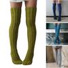 Women's Thigh High Socks Winter Warm Over the Knee Socks Cable Knitted Boot Socks Fashion Extras Long Leg Warmers Gifts