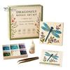 Handicraft Supplies for Home Sea Glass Mosaic Art Kit, Flower Insect DIY Unique Birthday Presents Her Craft Kit with Colorful Pieces Adults Beginners,