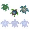 for Turtle Shape Keychain Silicone Mold with Hole Keyring Pendant Handmade Mold