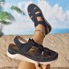 Hollow Out Platform Sandals for Women Summer 2025 Comfort Non Slip Beach Shoes Woman Lightweight Walking Roman Sandalias Mujer
