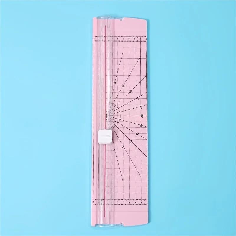 

A4 Bidirectional Cutting Paper Cutter with Pull-out Ruler for Paper Trimmers Scrapbook Lightweight Cutting Mat Machine