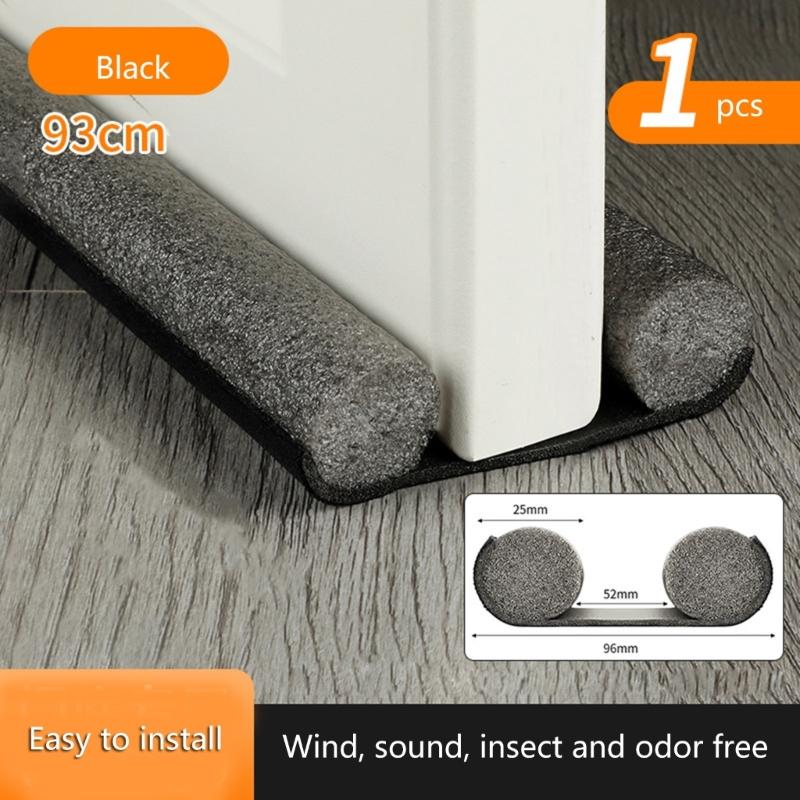 Thickened Door Bottom Seal Strips for Home Use Double Sided Designs Offer Noise and Dust Protective Easy To Installion