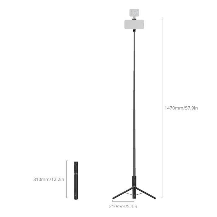 SmallRig ST30 Lite Quick Unfolding Selfie Stick Tripod 5291