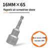 Strong Magnetic Hex Socket Bit Set for Electric & Air Wrench, Deep Extended Rod Screwdriver, Hand Drill