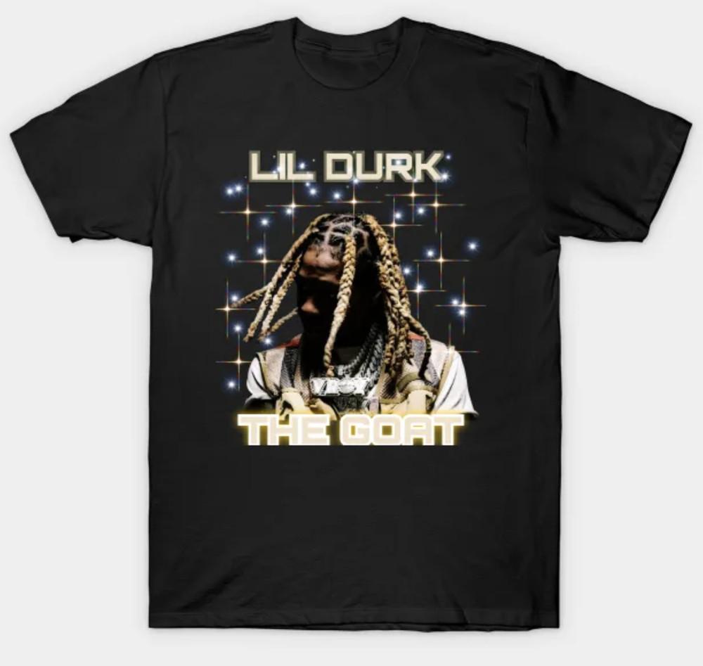 Lil Durk  Adult Small-3XL XXXL Black Fan Art Unisex T-Shirt XXXXL