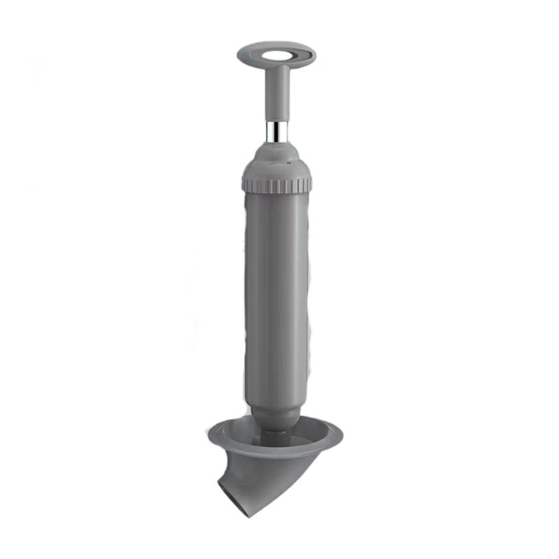 Toilet Plunger Professional Air Powered Drain Unclogger With Pressure Meter Declogger ABS Handle