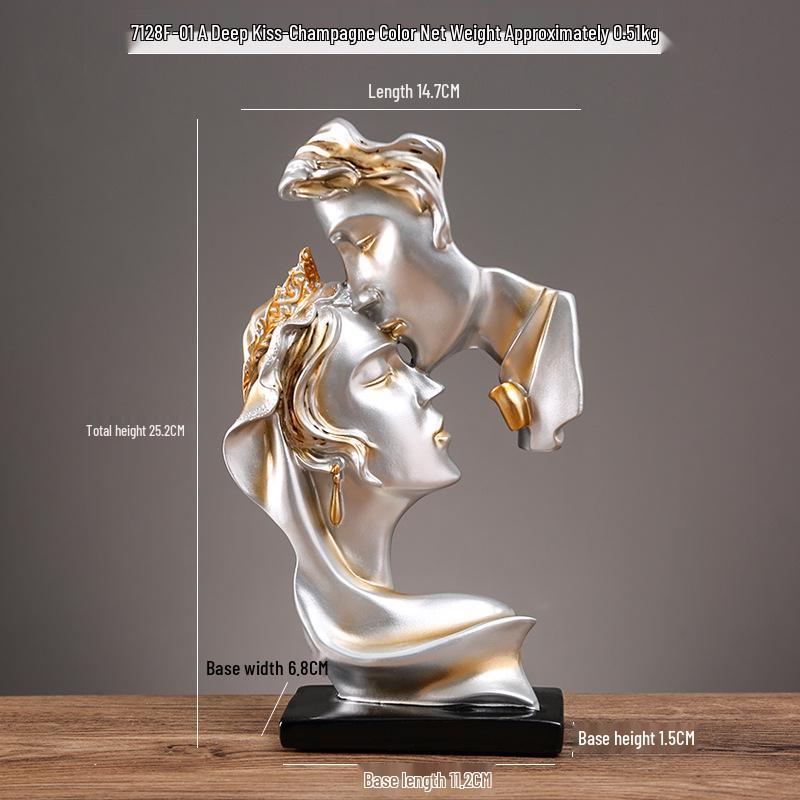 Rosenförmiges Harzornament für Heimdekoration - Ideal für Eingangsbereich, Wohnzimmer oder Weinschrank