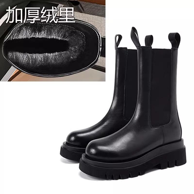 New wool snow boots women's winter velvet thick boots warm Martin boots cotton shoes short boots