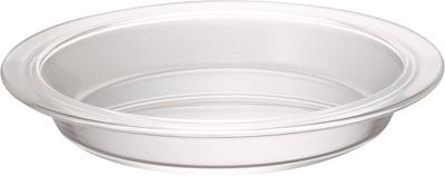 400 ml hitzebeständige Kuchenform aus Glas von BUONO kitchen HPZ-40-BK, transparent, hergestellt in Japan