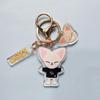 Stray Kids SKZOO Cartoon Double Sided Acrylic Keychain Cute Anime Character Keyring Bag Pendant Fan Merchandise Gift for STAY
